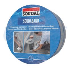 Битумна лента Soudal Soudaband кафява RAL8017 Судабанд 22,5 см. х 10 м. 1 брой