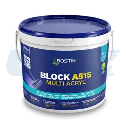 Хидроизолация Bostik AquaRoll Easy-UV Block A515 Multi Acryl 5 кг