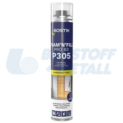 Пяна пистолетна звукоизолираща Bostik P305 (-62 dB) 750мл