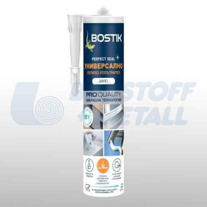 Лепило и уплътнител Bostik Perfect Seal силноеластично UV устойчиво 290 мл