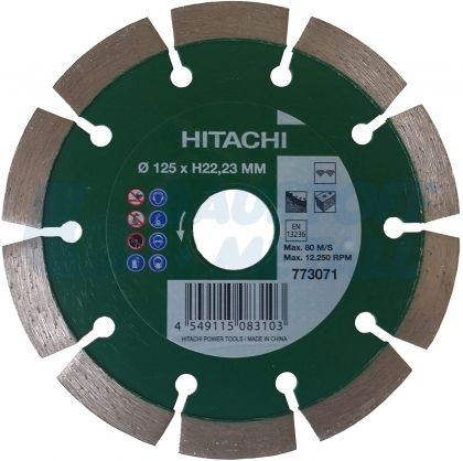 Диамантен диск 125х22.2 Universal Hitachi