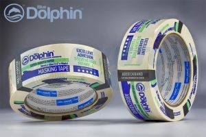 Хартиено тиксо висококачествена маскираща лента BlueDolphin 38 мм 50м