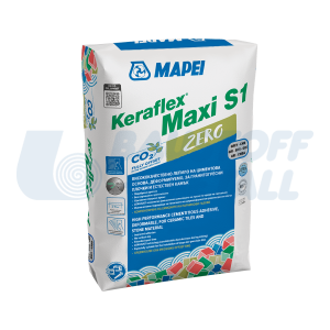 Лепило за плочки Mapei Keraflex Maxi S1 Zero сив, торба 25 кг