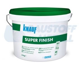 Knauf Super Finish Шийтрок универсален фугопълнител и шпакловка за гипскартон, кофа 6 кг
