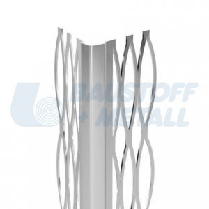 Ъгъл алуминиев за мазилка Протектор 09007, произведено в Германия, 1 брой 2.75 м
