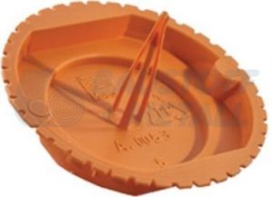 Капачка за разклонителна конзолна кутия Ø60 оранжев