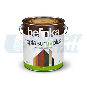 Дебелослойно лазурно покритие защита на дърво Belinka Toplasur UV Plus 12 - безцветен 750 мл