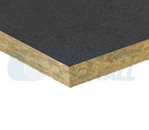 Каменна вата Раватерм FB 50 кг/м³ черен воал, 1200/600 мм, 100 мм, пакет 2.88 м²