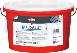 Екологична неорганична боя за външно приложение Keim Soldalit бяла 2.5 кг